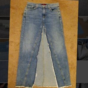 7 for all man kind jean skirt